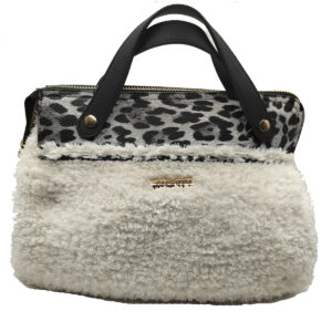 Amelie Χειροποίητη Πλεκτή Τσάντα Χειρός από Νήμα Προβατάκι