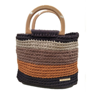 Earth Harmony Tote Χειροποίητη Πλεκτή Τσάντα Χειρός