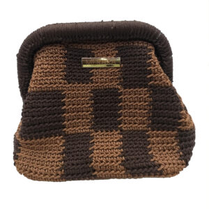 Choco & Caramel Χειροποίητο Πλεκτό Τσαντάκι